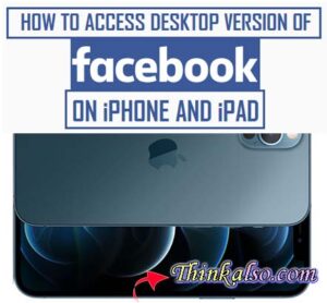 View Facebook Full Desktop Site on iPhone iOS 16