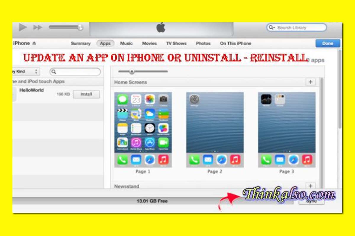 Update an App on iPhone or Uninstall Reinstall