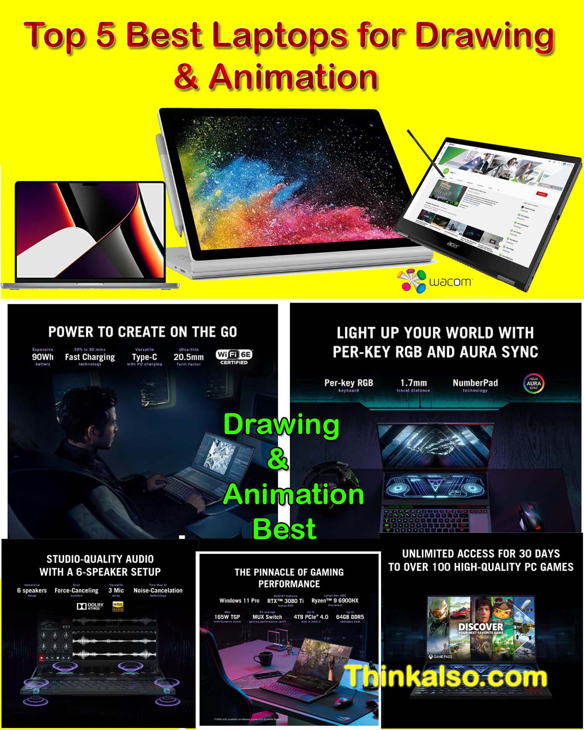 Best Laptop for Drawing and Animation Best Laptops for Drawing and Animation Best Laptop for Animation Best Laptops for Animation