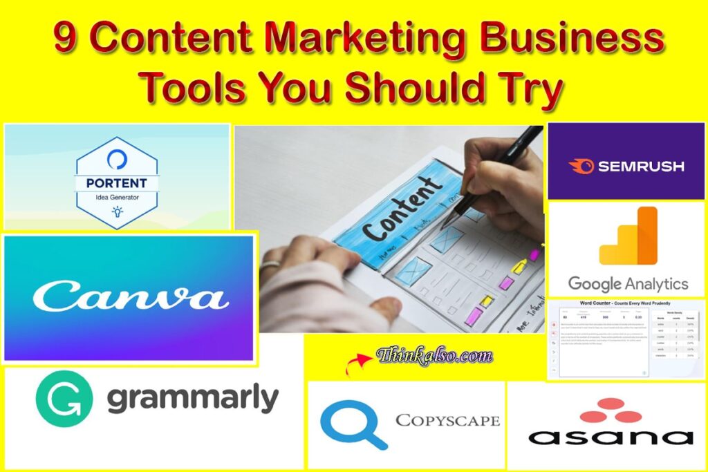 Best Content Marketing Business Tool Best Content Marketing Business Tools